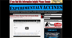 Desktop Screenshot of experimentalvaccines.org
